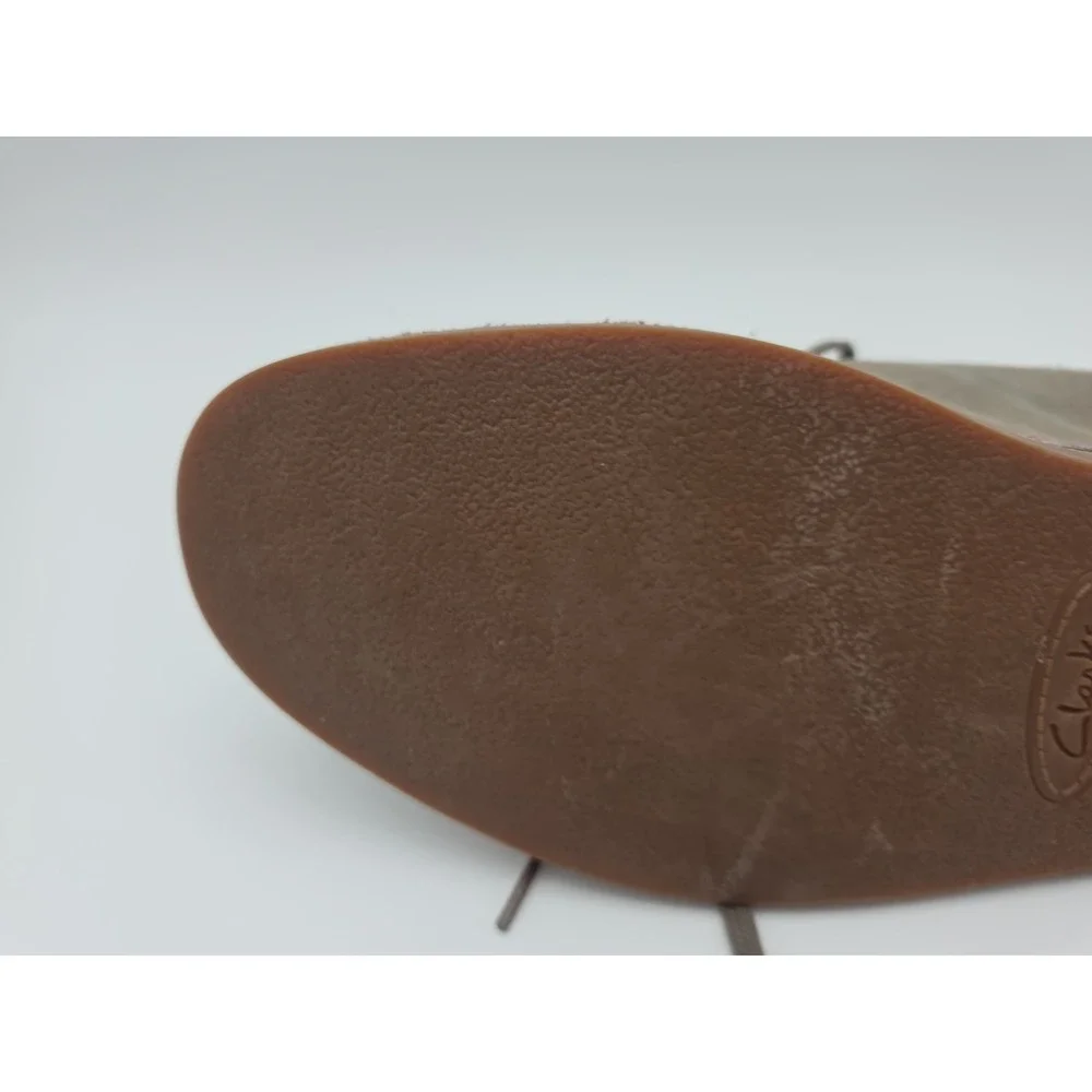 Clarks Canvas Boots Mens Size 13 Gray In Goos Shape